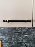 10 kast  greepjes zwart met goud, Ophalen, Zo goed als nieuw