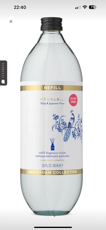 Ritual Amsterdam Refill Fragrance Sticks 🇳🇱.900ml beschikbaar voor biedingen