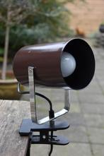 Vintage Bruine Klemspot, Ophalen, Gebruikt, Metaal of Aluminium, Vintage