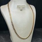 14k gouden ketting collier maasief cuban schakel, Sieraden, Tassen en Uiterlijk, Ophalen of Verzenden