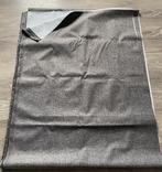 Lap grijze gordijnstof met witte achterkant 78x408 cm, Overige materialen, Ophalen of Verzenden, 30 tot 120 cm, Grijs