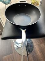 Le Creuset wokpan 30cm, Huis en Inrichting, Keuken | Potten en Pannen, Ophalen, Gebruikt, Overige materialen, Wok