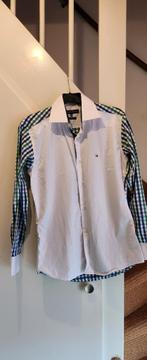 Gloednieuwe witte tommy hilfiger heren hemd maat S/37 38, Halswijdte 38 (S) of kleiner, Wit, Tommy Hilfiger, Nieuw