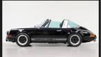 PORSCHE 911E 2.4 H5 TARGA 1973, Auto's, Porsche, Te koop, Benzine, Cabriolet, Zwart