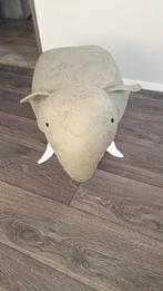 Leuke olifant poef, Huis en Inrichting, Banken | Voetenbanken en Poefen, Ophalen, Minder dan 50 cm, Rond, Minder dan 50 cm