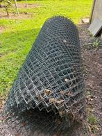 75 meter Harmonica gaas groen geplastificeerd 150 cm hoog, Ophalen, Gebruikt, 20 meter of meer, Gaas