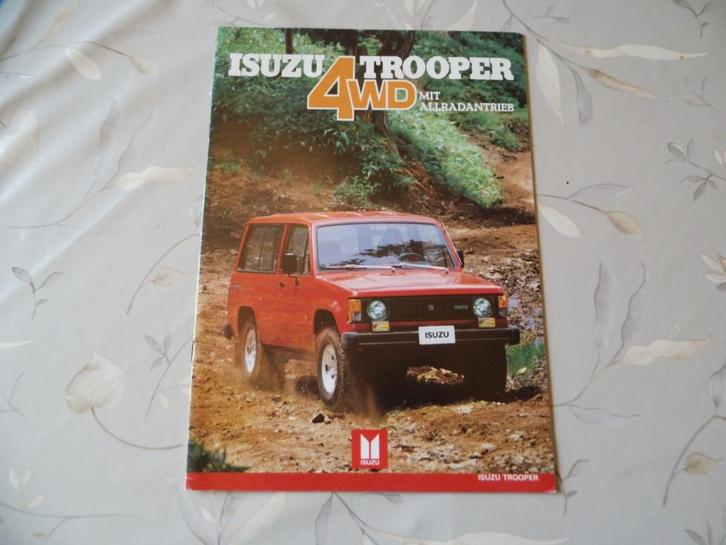 Isuzu Trooper 4WD, Boeken, Auto's | Folders en Tijdschriften, Zo goed als nieuw, Overige merken, Verzenden