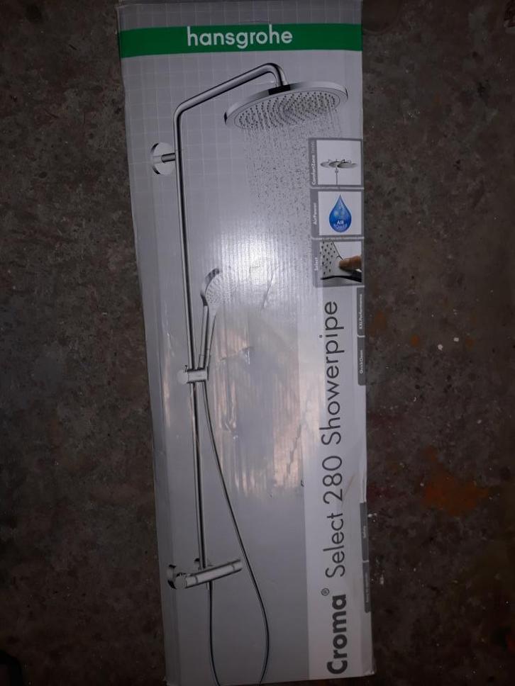 Regendouche Hansagrohe Croma Select 280, Doe-het-zelf en Verbouw, Sanitair, Nieuw, Douche, Chroom, Ophalen of Verzenden