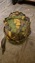 M95 gevechtshelm met cover camo hoes., Ophalen of Verzenden, Landmacht, Nederland, Helm of Baret