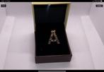 Kettinghanger goud met zirkonia  en tourmalines, Ophalen of Verzenden, Nieuw, Goud, Goud