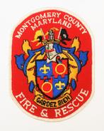 Patch embleem USA Montgomery County Fire Dept, Embleem of Badge, Amerika, Overige soorten, Ophalen of Verzenden