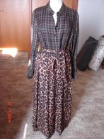 Maxi dress van Geisha ruit/panter 40, Kleding | Dames, Jurken, Maat 38/40 (M), Ophalen of Verzenden, Zo goed als nieuw, Onder de knie
