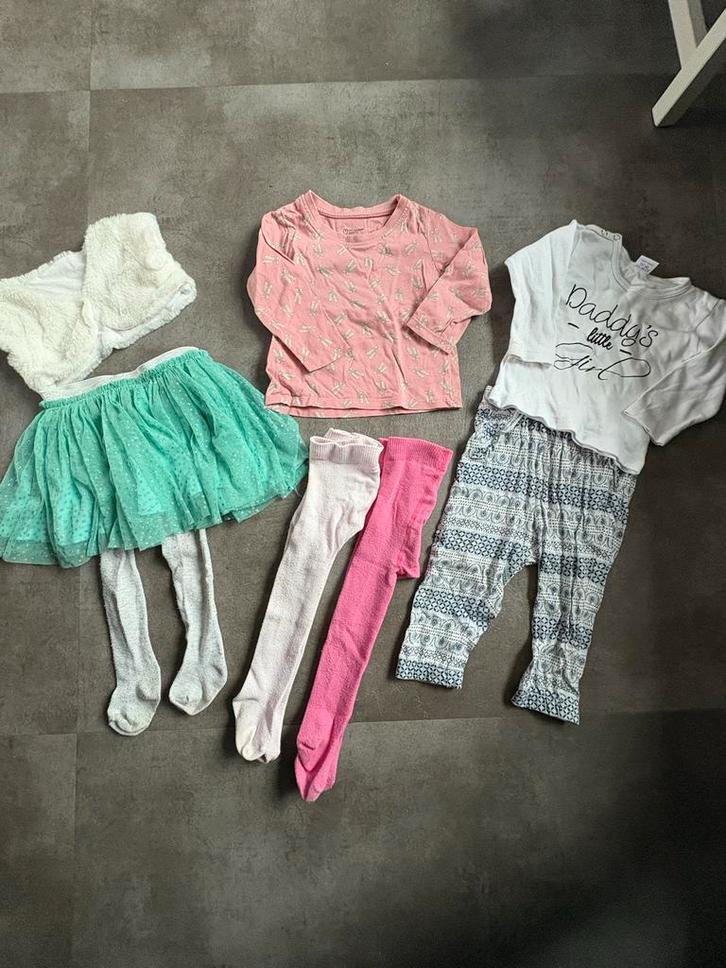 Meisjes kleding pakket maat 80, Kinderen en Baby's, Babykleding | Baby-kledingpakketten, Gebruikt, Maat 80, Ophalen of Verzenden