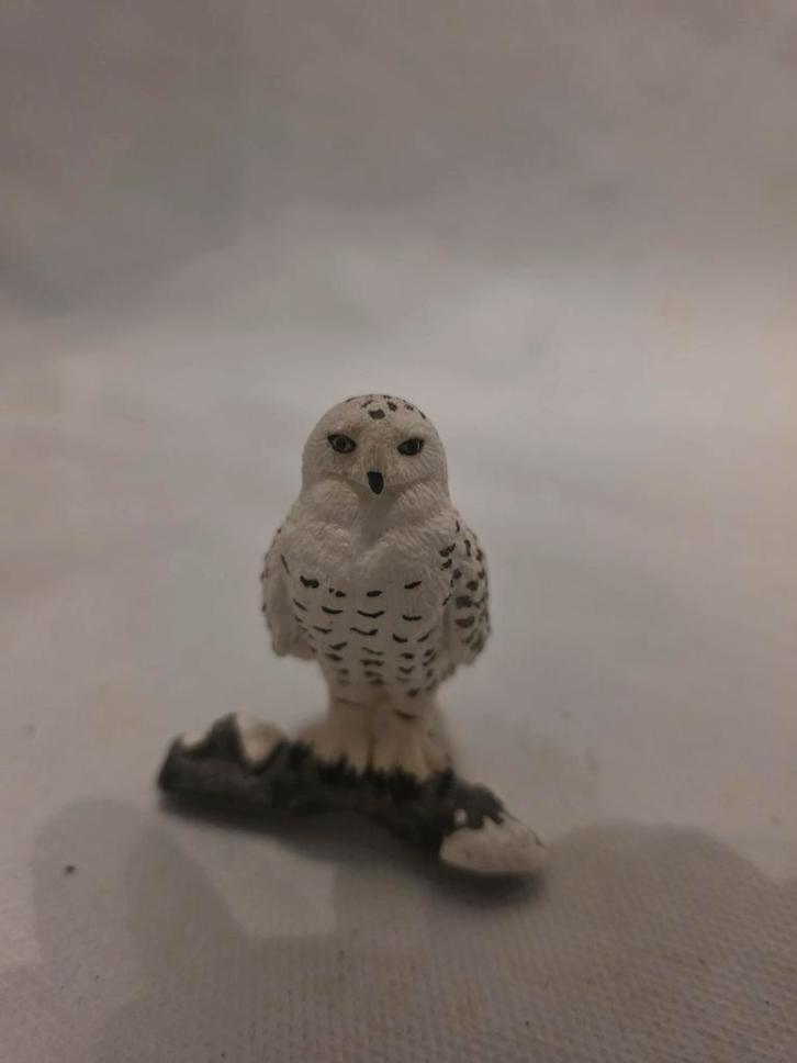 Schleich Sneeuwuil 14671, Verzamelen, Dierenverzamelingen, Zo goed als nieuw, Beeldje of Figuurtje, Vogel, Ophalen of Verzenden