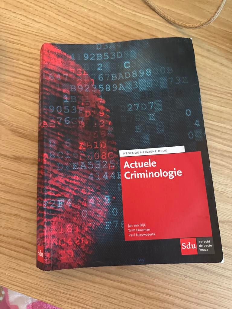 Actuele Criminologie - Jan van Dijk, Ophalen of Verzenden, Gamma, Gelezen, HBO