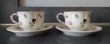 Villeroy & Boch Petite Fleur kopjes en schotels beschikbaar voor biedingen