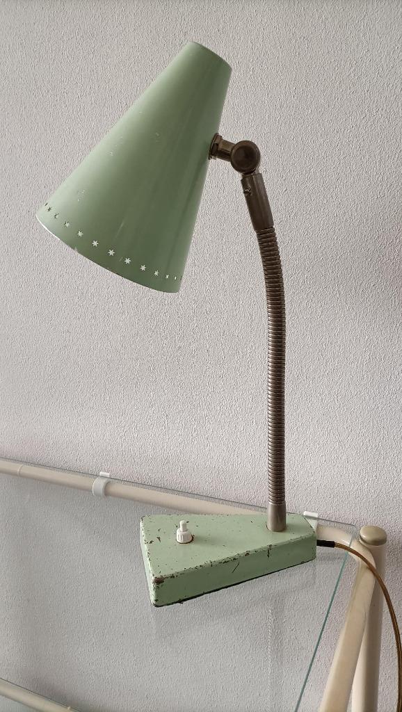 Hala Zeist vintage design tafellamp Pinokkio retro jaren 50, Huis en Inrichting, Lampen | Tafellampen, Gebruikt, Minder dan 50 cm