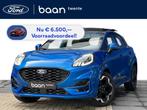 Ford Puma 1.0 EcoBoost Hybrid ST-Line X Automaat | Panoramad, Auto's, Ford, 12 maanden, Stof, Puma, Zwart