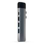 Satechi Type-C Pro Hub Adapter with Ethernet - Space Grey, Laptop, Satechi, Ophalen of Verzenden, Zo goed als nieuw