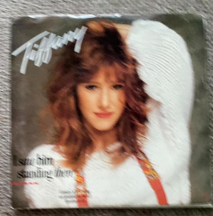 Vinyl Singeltje Tiffany I saw him standing there, Cd's en Dvd's, Vinyl Singles, Zo goed als nieuw, Single, Pop, 7 inch, Ophalen of Verzenden