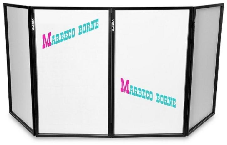 Opvouwbare DJ Scherm 120 x 70, set van 4 Panelen, Muziek en Instrumenten, Licht en Laser, Nieuw, Licht, Ophalen of Verzenden