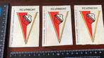 3 Oude F.C UTRECHT Etiketten, Verzamelen, Ophalen of Verzenden, Zo goed als nieuw, F.C. Utrecht, Poster, Plaatje of Sticker