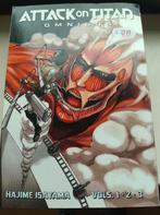 Attack on Titan omnibus vol 1,2,3 Hajime Isayama, Boeken, Eén comic, Amerika, Ophalen of Verzenden, Zo goed als nieuw
