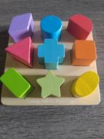 bigjigs houten vormen sorteer puzzel zgan, Ophalen of Verzenden, Zo goed als nieuw