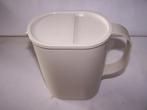 Vintage Tupperware sapkan. Zie foto's., Ophalen of Verzenden, Zo goed als nieuw, Crème