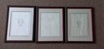 3 Fotolijsten 30x40, Ophalen of Verzenden, Gebruikt