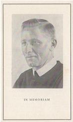 Broeder (Canisius) G. Graste 1890 Waalwijk +1959 Oudenbosch, Verzenden, Bidprentje