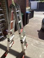 Ladder en tevens stelling, Doe-het-zelf en Verbouw, Ladders en Trappen, Ophalen, Zo goed als nieuw, Ladder, Opvouwbaar of Inschuifbaar