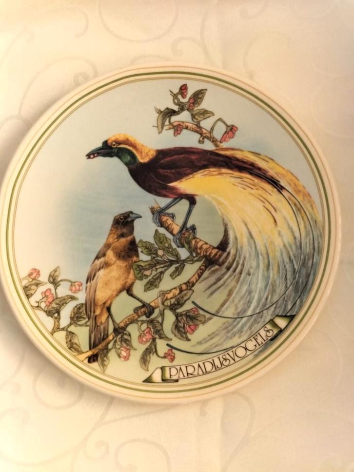 Paradijsvogels WNF Regina John Gould 1983, Antiek en Kunst, Antiek | Keramiek en Aardewerk, Ophalen of Verzenden