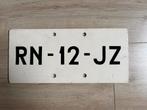 Verkeersbord / onderbord met kenteken, Ophalen of Verzenden, Zo goed als nieuw, Auto's
