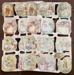 Twee velletjes poezieplaatjes Beatrix Potter, Ophalen of Verzenden