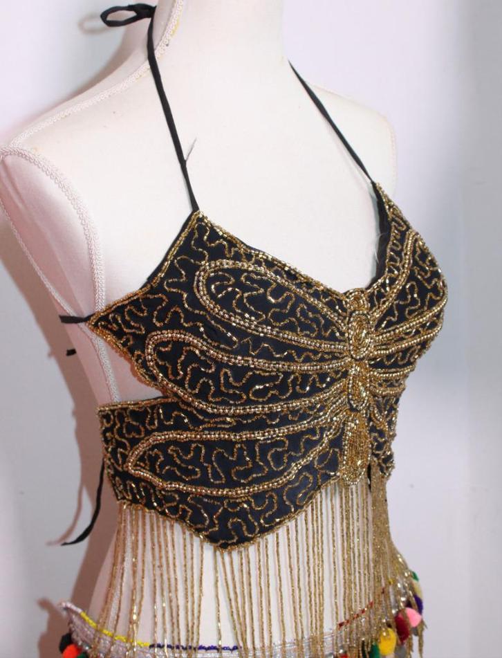 Glitter vlindertopje met kralen XS S M dames meiden zwart, Kleding | Dames, Tops, Nieuw, Maat 36 (S), Zwart, Zonder mouw, Ophalen of Verzenden