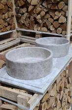 Natuursteen Wastafel Kom + Platen, Huis en Inrichting, Ophalen, Minder dan 50 cm, Nieuw, Minder dan 100 cm