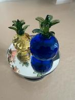 Kristallen Ananas en Blauwe Bes Ornamenten, Ophalen of Verzenden