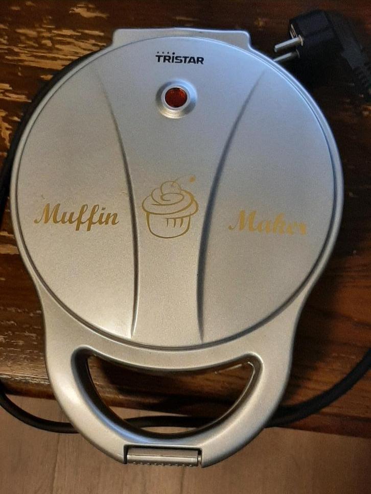 🧁Vintage: Tristar muffinmaker 800w bakapparaat🏷️€10,-, Hobby en Vrije tijd, Taarten en Cupcakes maken, Zo goed als nieuw, Bakvorm