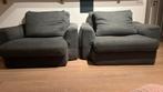 2x Loveseat Jan de Bouvrie Illusion II antraciet grijs, Ophalen, Gebruikt, 100 tot 125 cm, Minder dan 150 cm