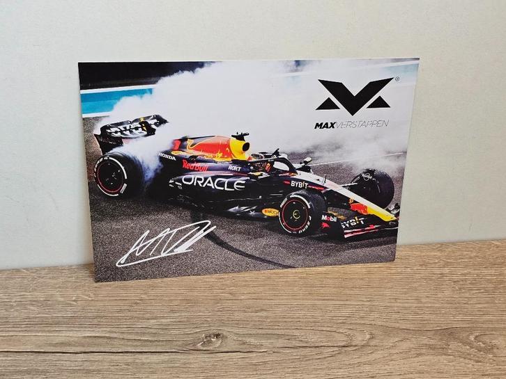 Red Bull Max Verstappen fotokaart., Verzamelen, Automerken, Motoren en Formule 1, Nieuw, Formule 1, Ophalen of Verzenden