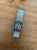 Apple Watch 9 Sterrenlicht 41mm + bandjes, Sieraden, Tassen en Uiterlijk, Smartwatches, Gebruikt, Zwart, IOS, Ophalen of Verzenden
