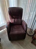 Relaxstoel, Huis en Inrichting, Fauteuils, Ophalen, Gebruikt, Leer, 50 tot 75 cm