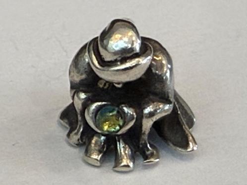 Trollbeads De Ziener Kraal TAGBE-00104, Sieraden, Tassen en Uiterlijk, Bedels, Gebruikt, Trollbeads, Zilver, 1 bedel, Ophalen of Verzenden