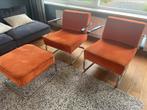 2x Zuiver ridge fauteuil met hocker, Ophalen, Gebruikt, Twee