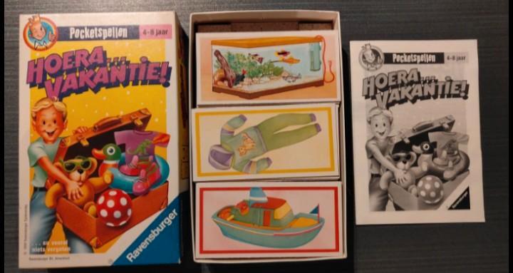Hoera vakantie geheugenspel van ravensburger, Hobby en Vrije tijd, Gezelschapsspellen | Bordspellen, Ophalen of Verzenden