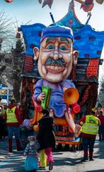 Carnavalskop, Ophalen of Verzenden, Gebruikt, Versiering, Carnaval