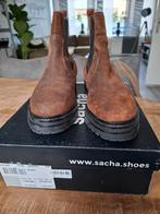 Leren dames laarzen maat 40, Bruin, Lage of Enkellaarzen, Nieuw, Ophalen of Verzenden