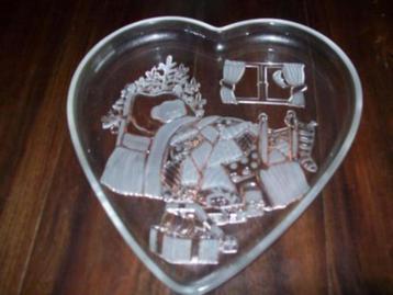 KERST: vintage excl glazen serveer schaal*WALTHER GLAS* beschikbaar voor biedingen