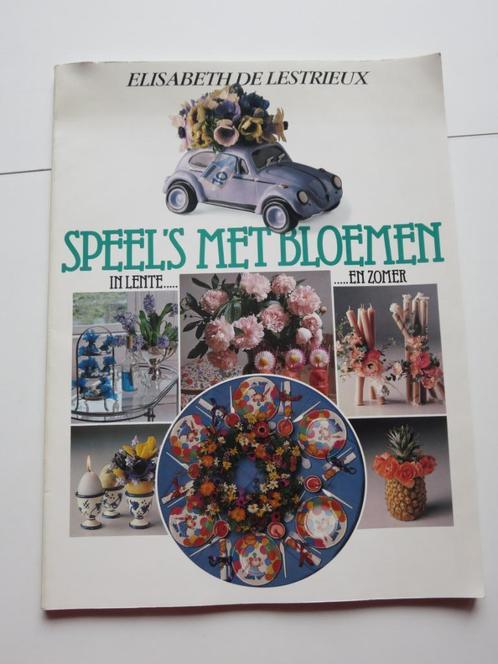 speels met bloemen in Lente en zomer, Boeken, Wonen en Tuinieren, Zo goed als nieuw, Bloemschikken, Groendecoratie, Ophalen of Verzenden